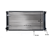 Image de MAHLE CR 414 000S Radiateur du moteur ailettes jointes mécaniquement, boîte de vitesses manuelle
