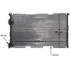 Image de MAHLE CR 526 000S Radiateur du moteur Grille de radiateur soudée, boîte de vitesses manuelle, avec vis/boulons, avec accessoires