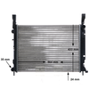 Image de MAHLE CR 1154 000S Radiateur du moteur ailettes jointes mécaniquement, boîte de vitesses manuelle