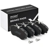 Image de RIDEX 402B0355 Jeu de plaquettes de frein Essieu avant, non préparé pour l'indicateur d'usure, avec tôle anti-bruit, avec ressort