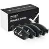 Image de RIDEX 402B0625 Jeu de plaquettes de frein Essieu avant, contact de signal d'usure inclus, avec clip de piston