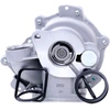 Image de RIDEX 1260W0218 Pompe à eau sans poulie, pour système dentrainement à courroie trapézoïdale nervures, avec boîtier, avec joints, Fonte d'aluminium