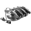 Image de RIDEX 402B0308 Jeu de plaquettes de frein Essieu avant, contact de signal d'usure inclus, avec clip de piston