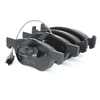 Image de RIDEX 402B0328 Jeu de plaquettes de frein Essieu avant, contact de signal d'usure inclus, avec clip de piston