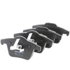 Image de RIDEX 402B0346 Jeu de plaquettes de frein Essieu arrière, contact de signal d'usure exclu, avec clip de piston