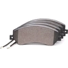 Image de RIDEX 402B0283 Jeu de plaquettes de frein Essieu avant, contact de signal d'usure inclus, avec vis d'étrier de frein