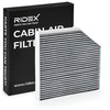 Image de RIDEX 424I0223 Filtre d'habitacle Filtre à charbon actif