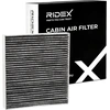 Image de RIDEX 424I0215 Filtre d'habitacle Filtre à charbon actif