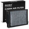 Image de RIDEX 424I0191 Filtre d'habitacle Filtre à charbon actif