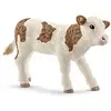 Image de Veau Simmental Français Beige Et Marron