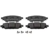 Image de FERODO FDB4936 Jeu de plaquettes de frein PREMIER ECO FRICTION non préparé pour l'indicateur d'usure, avec accessoires