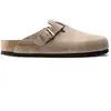 Image de Sabots cuir huilé Birkenstock Boston Oiled Marron 40 Étroit 1019484