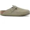 Image de Sabots Birkenstock Boston Suede Leather Vert 36 Étroit 1025844