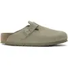 Image de Sabots Birkenstock Boston Suede Leather Vert 41 Étroit 1025844