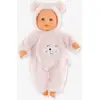 Image de Poupon bébé câlin ourson d'amour - rose