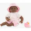 Image de Poupon bébé Bain Alyzée tulipes 30 cm rose