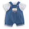 Image de Combishort & T-shirt petit Explorateur Pour Poupon 30 Cm Multicolore
