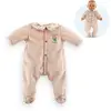 Image de Pyjama Forêt Enchantée Pour Poupon 30 Cm Beige