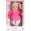 Image de Poupon Lise Tulipes 36 cm rose