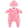 Image de Pyjama Rose Et Bonnet Pour Poupon 36 Cm Multicolore
