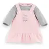Image de Robe Et T-shirt Bords De Loire Pour Poupon 36 Cm Multicolore