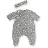 Image de Pyjama Brille Dans La Nuit & Bandeau Pour Poupon 36 Cm Multicolore