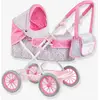 Image de Landeau floral pour poupon rose