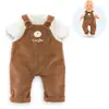 Image de T-shirt & Salopette Ours Petit Explorateur Pour Poupon 36 Cm Multicolore