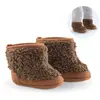 Image de Bottes Moumoute Marron Pour Poupon 36 Cm Multicolore