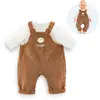 Image de T-shirt & Salopette Ours Petit Explorateur Pour Poupon 42 Cm Multicolore
