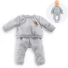 Image de Jogging Gris Petit Explorateur Pour Poupon 42 Cm Multicolore