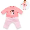 Image de Pyjama 2 pièces pour poupée Corolle Rose TU 9000212940