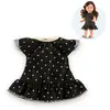 Image de Petite Robe Noire - Pois Or Pour Poupée Ma Corolle Multicolore
