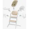 Image de Set 4-en-1 chaise haute évolutive avec transat Cybex Lemo 2 sand white