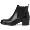 Image de Bottines en cuir siuédé femme Tamaris Chelsea Noir 41 1-25026-41-001