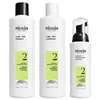 Image de SYSTEM 2 - Kit - Traitement pour cheveux naturels avec affaiblissement avancé 3 unités