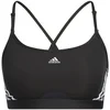 Image de adidas Aeroreact Low-Support 3Stripes Soutien-gorge sport Femmes - noir, Taille XXS