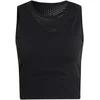 Image de adidas Aeroknit Crop Débardeur Tank Top Femmes-Noir, Taille XL