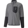 Image de Puma Seasons Raincell Half-Zip Top De Course Hommes-Gris,Noir, Taille XL