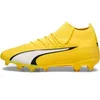 Image de Chaussures de football Puma Ultra Pro FG/AG - Voltage Pack Jaune 43 107422-04