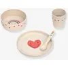 Image de Coffret repas 4 pièces LÄSSIG happy rascals coeur