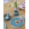 Image de Coffret repas porcelaine enfant vert