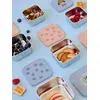 Image de Lot de 3 boîtes à goûter en inox LÄSSIG rose