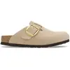 Image de Sabots cuir femme Birkenstock Boston Leather Rose 39 Étroit 1028052