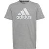 Image de T-shirt grand logo coton enfant adidas Essentials Gris 7/8 ans HR6379