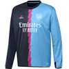Image de Maillot Prematch manches longues Arsenal Warm 2022/23 Bleu XS HT4452