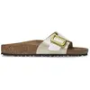 Image de Sandales femme Birkenstock Catalina Cushion Birko-Flor Blanc 37 Étroit 1029393