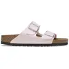 Image de Sandales femme Birkenstock Arizona Birko-Flor Rose 41 Étroit 1029511