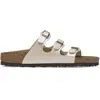 Image de Sandales femme Birkenstock Florida BS Birko-Flor Blanc 37 Étroit 1029818