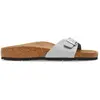 Image de Sandales femme Birkenstock Madrid BS Synthetik Shiny Glitter Silver Gris 43 Étroit 1030192